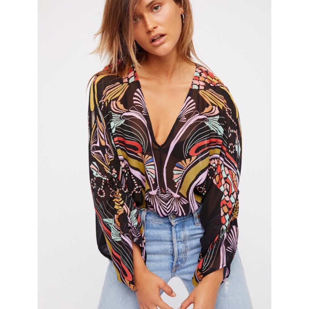 FREE PEOPLE Beneath the Sea Top